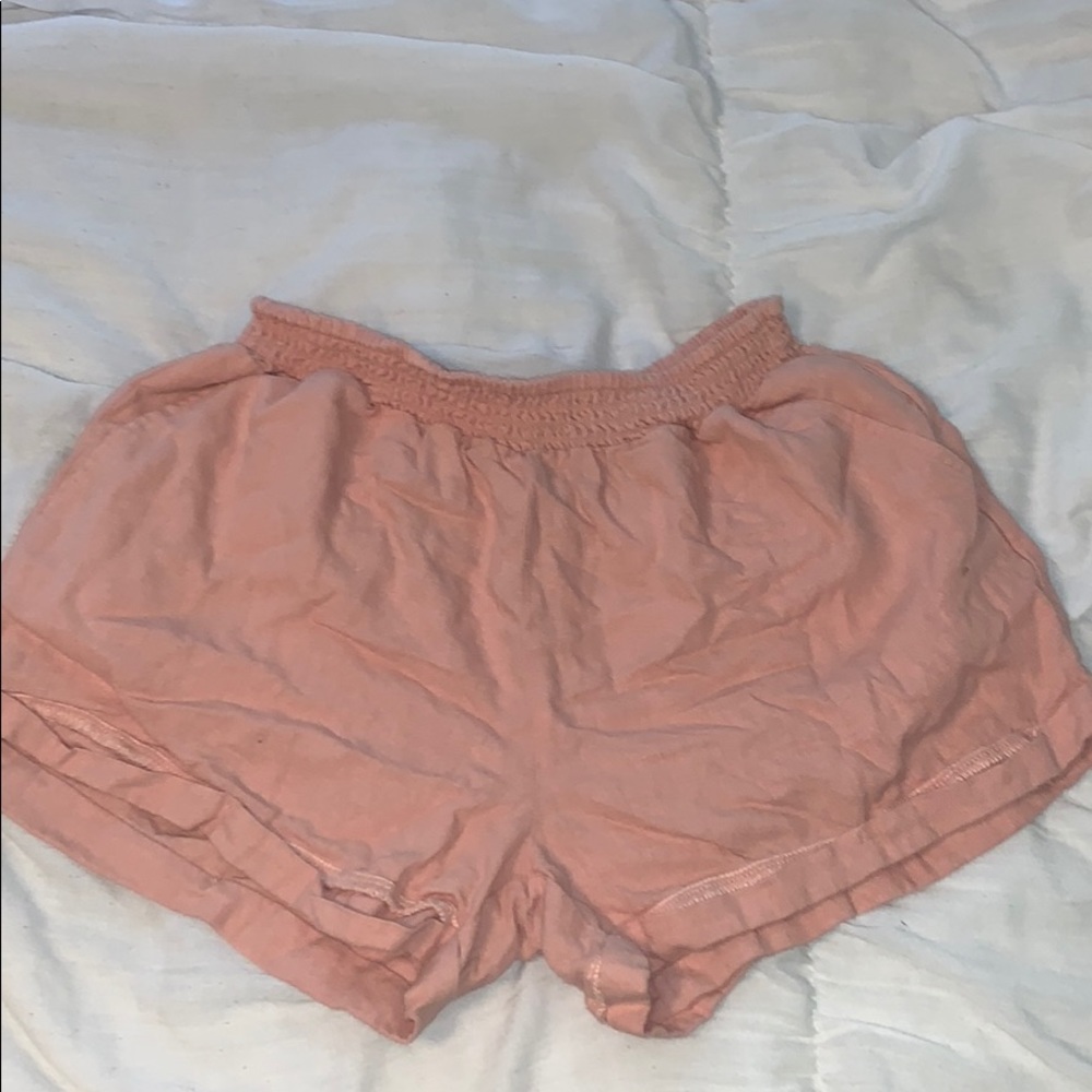 pink shorts